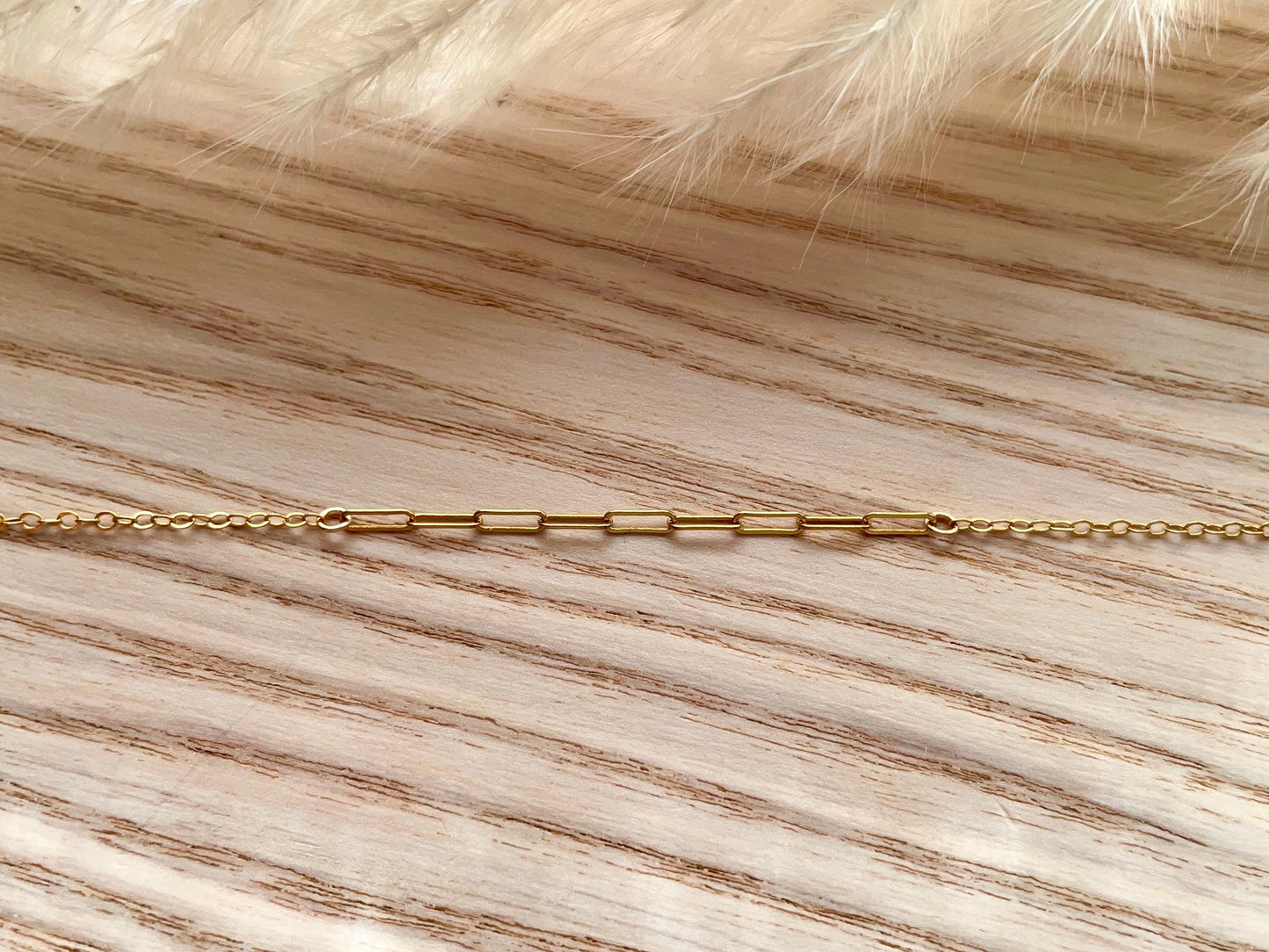 14k gold-filled mixed chain necklace